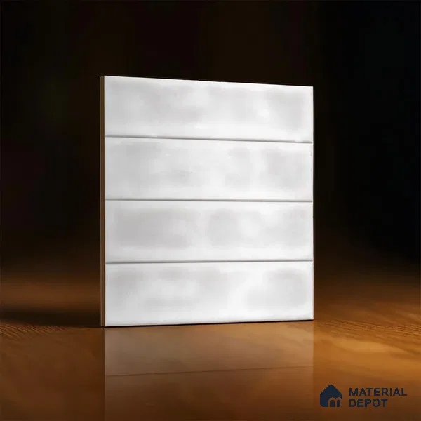 Faux Subway  Tile TL 07256 D Sintra 1011 1 ft x 1 ft Ceramic Glossy Finish - 9 mm  | 2 mm Spacer is Mandatory | Please Expect a Slight Variation of Pattern (Sample)